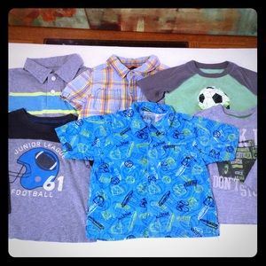 18-24 Mo. Boys Tops Old Navy etc.